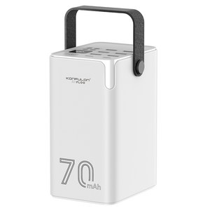 라플루 고속충전 대용량 보조배터리 70000mAh, 화이트, RPB-03