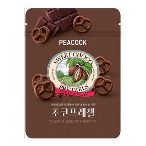 피코크 초코프레첼, 105g, 3개