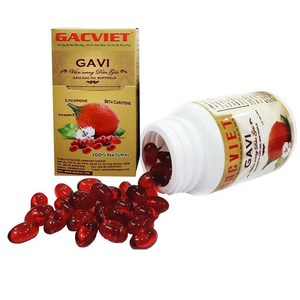 베트남 걱오일 캡슐 GAC VIET GAVI [ 정품 ], 3개, 100정