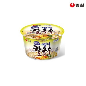 농심 멸치칼국수 사발 75g, 4개