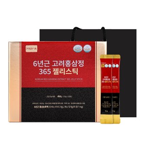 정원삼 6년근 고려홍삼정 365 젤리스틱, 450g, 1박스