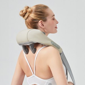 Cuore 강력한 BLDC모터 6D입체형 주무름 지압 온열 무선 어깨안마기허리 종아리 목안마기 어깨마사지기, 단품, 단품