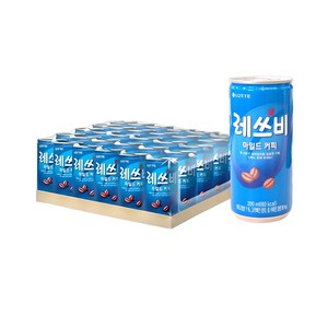 레쓰비 마일드 캔커피, 200ml, 30개