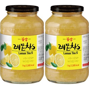 꽃샘 레몬차S 1kg+1kg, 2개, 1kg