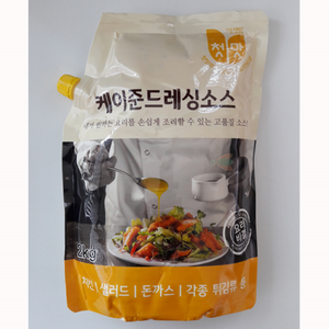 케이준 드레싱소스 청우 2kg 샐러드드레싱 호프집소스 치킨소스, 1개