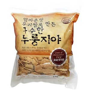 엄마손맛 우리쌀 구수한 누룽지, 3kg, 1개