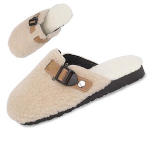국내생산 겨울 여성 사무실 슬리퍼 양털 방한 슬리퍼