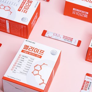 식물성 멜라토닌 2mg 분말스틱 식약청인증 멜라이프, 1박스, 30회분