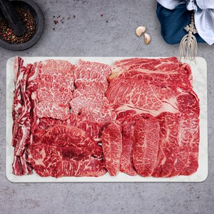 1++등급 마장동 한우이츠 명절 프리미엄 한우선물세트, 프리미엄 4호 세트, 부직포포장