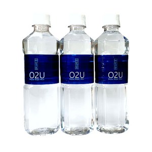 고농축 산소수 O2U 오투유 고급생수 알카리수+산소 알카리물 건강한물 500ml / 1.5리터, 20개