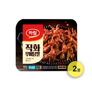 하림 직화 무뼈 닭발 180g, 2개