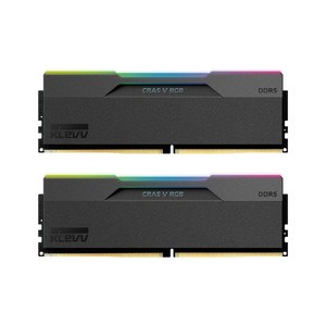 ESSENCORE ESSENCORE KLEVV DDR5-7600 CL36 CRAS V RGB 패키지 서린 (32GB(16Gx2)), 2개