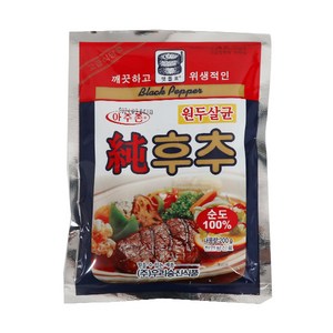 승진식품 맷돌표 아주존 순후추200g 10개, 200g