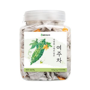 이너블릭 국내산 여주 차 100티백 PLA 친환경 필터, 1g, 100개, 1개, 100개