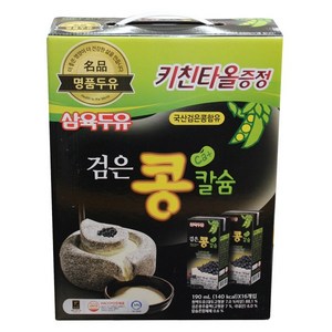 블루존 삼육두유 검은콩칼슘 190ml 16개입, 16개