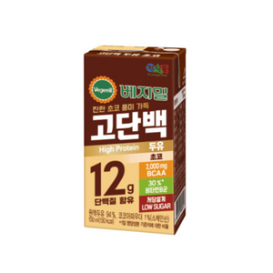 베지밀 고단백두유 초코 190ml 신상품 초코두유, 16개