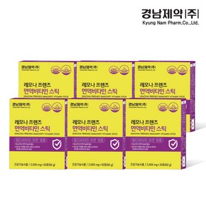 경남제약 레모나프렌즈 면역비타민 스틱, 60g, 6개