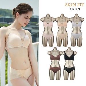 비비안 스킨핏 스페셜누디패키지 브라팬티세트 10종