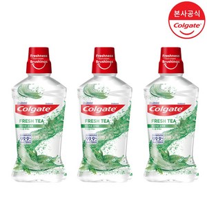 콜게이트 마우스워시 후레쉬 티, 3개, 750ml