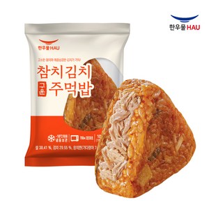 한우물 참치김치 구운주먹밥 100g, 5개