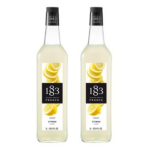 1883 레몬시럽 1000ml 2개세트, 1L, 2개