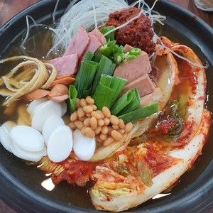 콩비지 부대찌게 600g (2인용) 건강한맛 혼밥 맛세담 맛있는세상을담다 라면사리 서비스, 1개