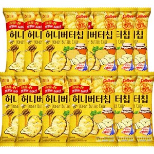 허니버터칩, 60g, 12개