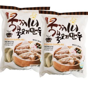 아하만두 쿡찌니불고기만두1.2kg 1봉+1봉, 1.2kg, 2개