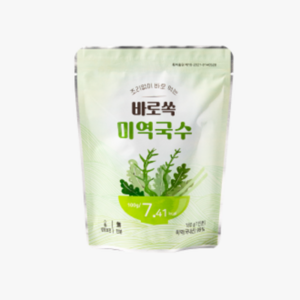 바로쏙 해초국수 미역국수 500g (식자재 업소 식당 단체), 5개