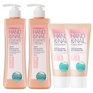 과일나라 바세린 EX 핸드 앤 네일 핸드크림 500ml x 2p + 60ml x 2p 세트, 1개