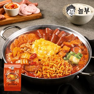 놀부 부대찌개 밀키트 김치 588g (2인분), 1개