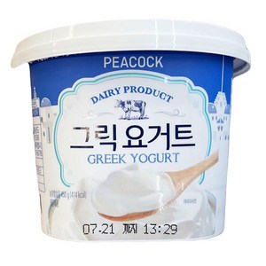 피코크 그릭 요거트, 아이스박스포장, 450g, 1개