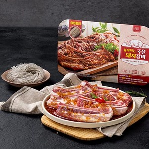 고급진 끓여먹는 국물 돼지갈비 1Kg (냉동) +당면증정, 1개