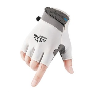 감성스터프 남성 스포츠 등산 여성 반장갑, 화이트