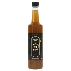 은행식초에 도라지를 넣은 도라지식초 750ml, 1개, 1개