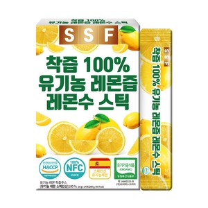 순수식품 NFC착즙 100 유기농 레몬즙 1박스(14포) 레몬수 레몬원액 스틱 레몬물, 280g, 1개