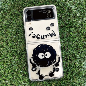 귀여운 먼지 캐릭터 그립 스마트톡 투명 젤리 케이스