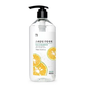 살림백서 스파클링 깔라만시향 주방세제, 750ml, 1개