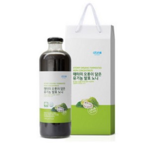 애터미 오롯이 담은 유기농 발효 노니 1kg 액상 주스 독소 쥬스, 1개, 1000ml