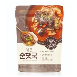 아워홈 얼큰 순댓국 400g, 4개