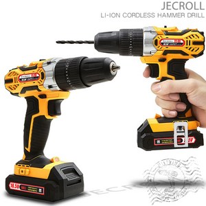 제크롤 급속충전 21단 충전식 전동드릴 18.5V JK-2DX185F, 1개