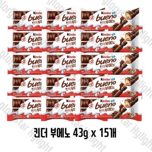 킨더 부에노 T2 초콜릿, 43g, 15개