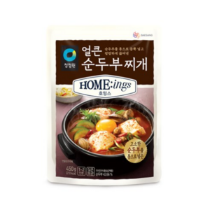 청정원 호밍스 얼큰 순두부찌개, 450g, 1개