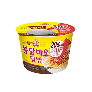 오뚜기 맛있는 컵밥 불닭마요덮밥, 277g, 2개