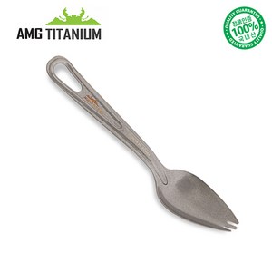 AMG티타늄 스포크 포크숟가락 포카락 캠핑용품 백패킹 등산용품 AMG TITANIUM, 여성스포크, 1개