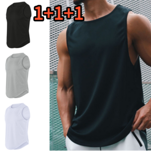 프리마비스타 남자 머슬핏 민소매 헬스 나시 3P 세트