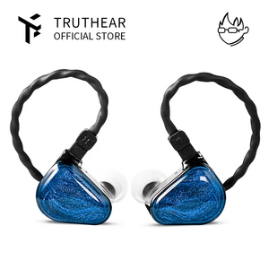 커널형이어폰 TRUTHEAR x Cinacle ZERO 이어폰 듀얼 다이나믹 드라이버 IEM 078 2 핀 케이블 이어버드, 1) ZERO, 없음