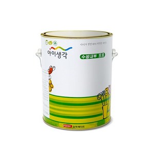 아이생각 친환경 페인트 내부 벽면 베란다 백색무광 4L, 플래티늄그레이(3000-N), 1개