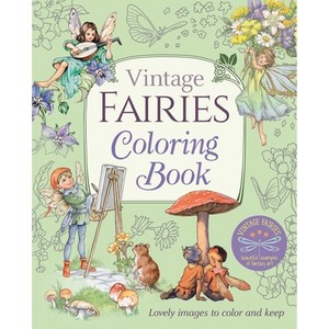 (영문도서) Vintage Faiies Coloing Book: Lovely Images to Colo and Keep Papeback, Actuus Publishing, English, 9781788887762