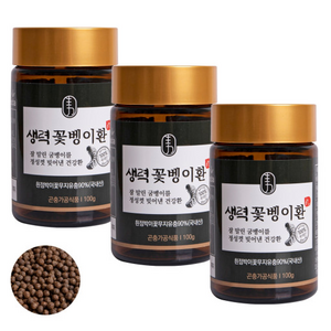 굼벵이환 3령 꽃뱅이 생력 꽃벵이 청정나주 굼뱅이 국내산 궁뱅이 환, 3개, 100g